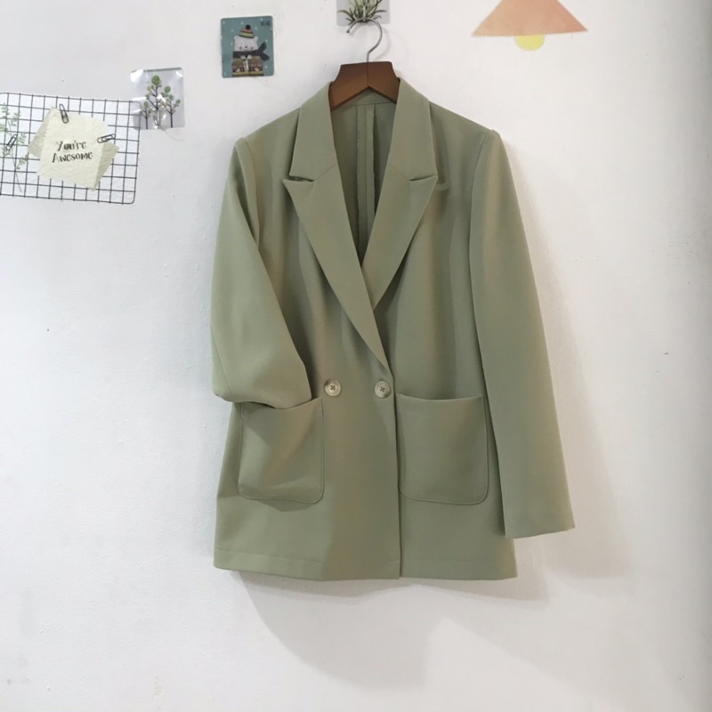 Áo Blazer Nữ 1 Lớp Áo Vest Phong Cách Hàn Quốc | BigBuy360 - bigbuy360.vn