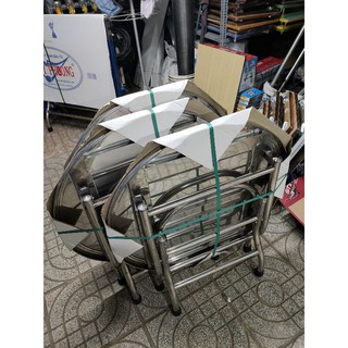 BÀN TRÒN INOX,HIỆU DUY PHƯƠNG,KT 80CM,CHÂN THẤP