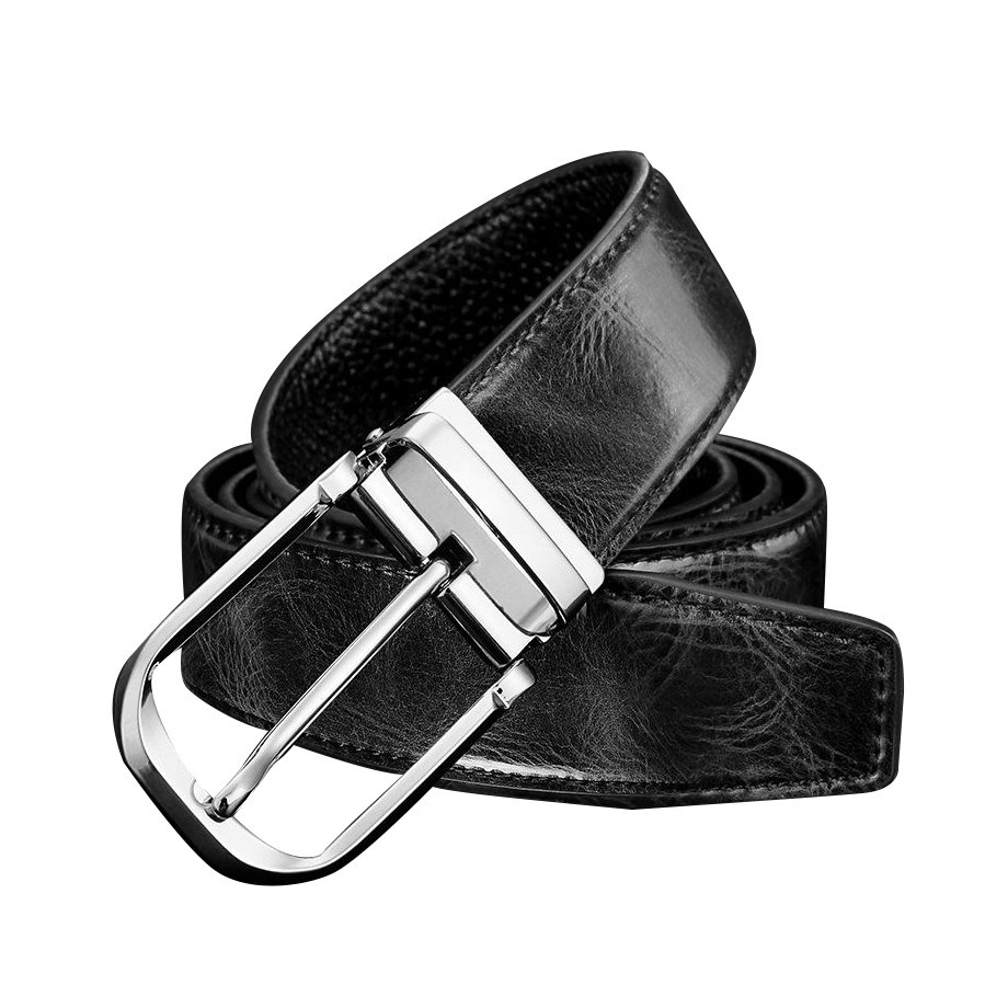 Thắt lưng da bò thật TL001DT VARADO dây nịt da thời trang cho nam - Hàng nhập khẩu