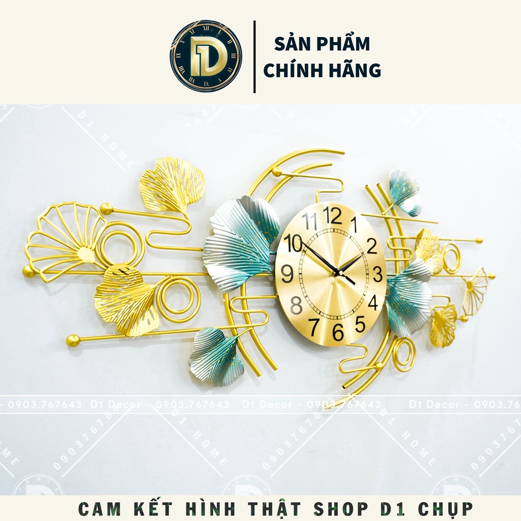 Đồng Hồ Treo Tường Trang Trí phòng khách, treo phòng ăn, phòng ngủ hiện đại GN10