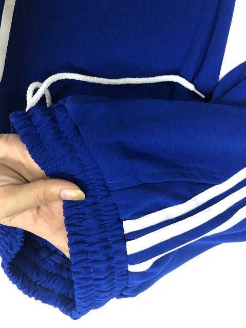 bộ thể thao in chữ d.a áo cộc quần dài phối sọc | BigBuy360 - bigbuy360.vn