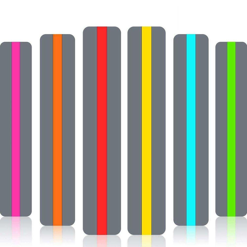 PISTA Set 8 Cuộn Băng Đánh Dấu Trang Sách Bằng Nhựa PVC Nhiều Màu Sắc Sáng Tạo