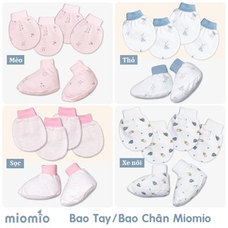 Bao tay / Bao chân sơ sinh Miomio bo chun