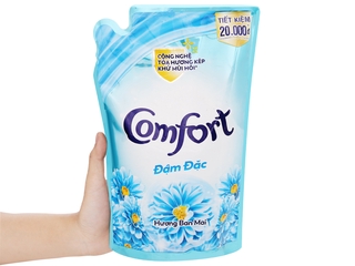 Nước xả vải Comfort đậm đặc hương ban mai túi 1.6 lít