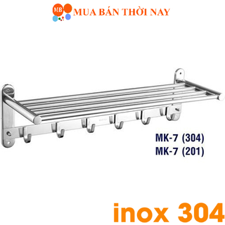 Máng Treo Khăn 2 Tầng Inox 304 Cao Cấp MK 7