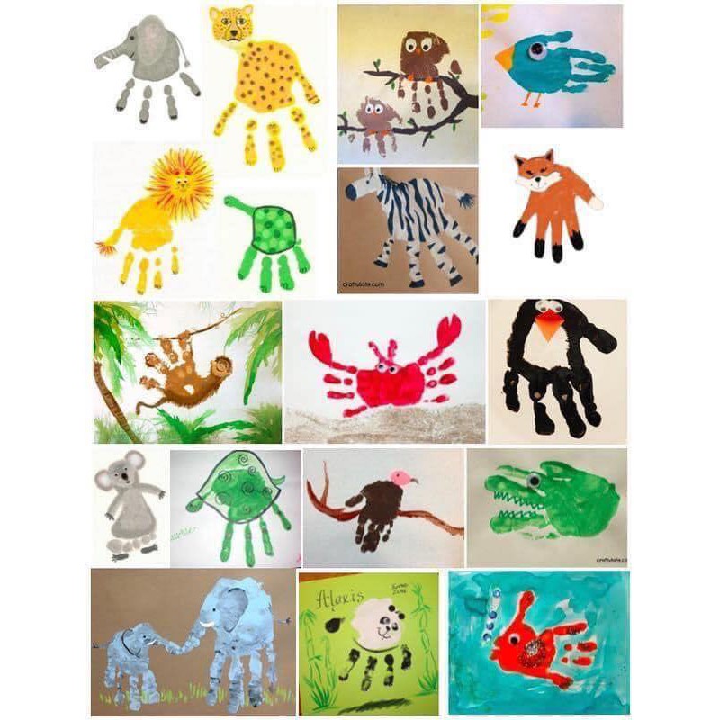 Bộ màu vẽ tay Mideer [HÀNG CHÍNH HÃNG GIÁ TỐT] MIDEER FINGER PAINT