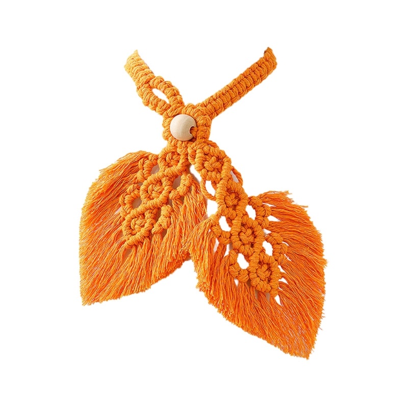 Dây Cột Rèm Cửa Bằng Cotton Đan Tay Phong Cách Bohemian Trang Trí Nhà Cửa