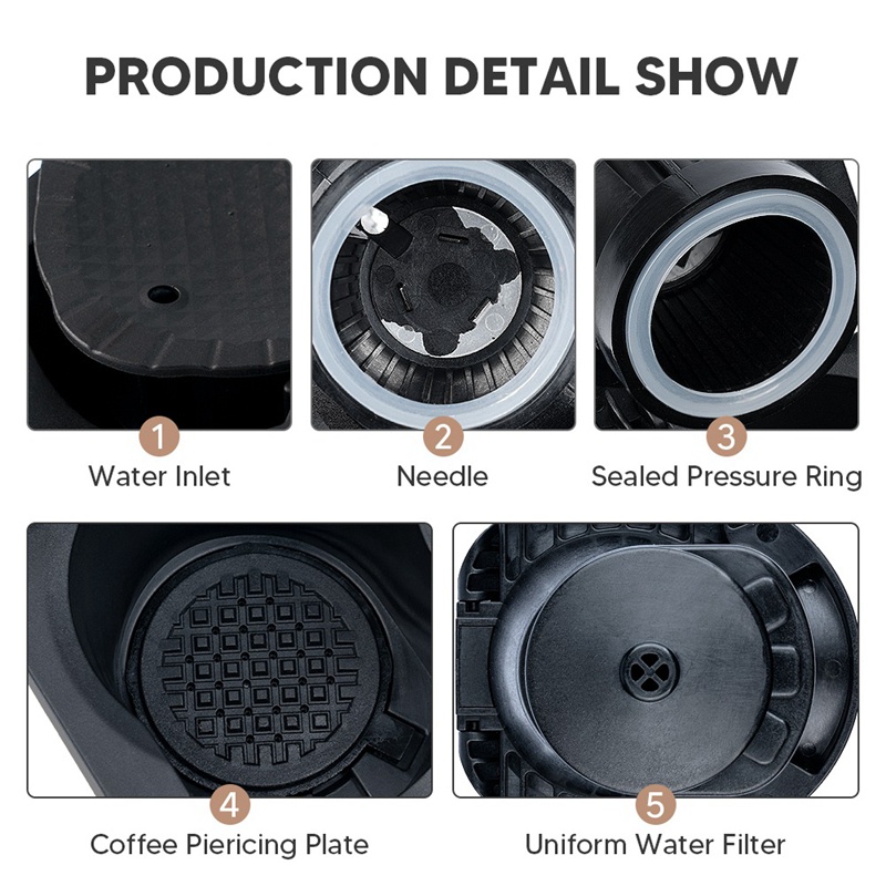 Adattatore Per Capsule Di Caffè Convertitore Per Macchine Genio S, Piccolo XS, EDG466, EDG606, MINI ME, KP7