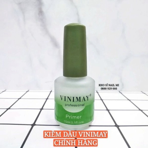 Kiềm dầu Vinimay chính hãng - Primer chuyên dụng cho dân làm móng giúp sơn gel bền và bám lâu hơn GD