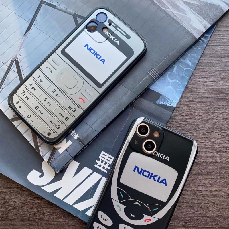 Ốp Điện Thoại Mềm Hình Điện Thoại Nokia Sáng Tạo Cho iPhone 14 / 7 / 8 Plus / X / XS / XR / XS MAX / 11 / 11 Pro / 11 Pro MAX 13