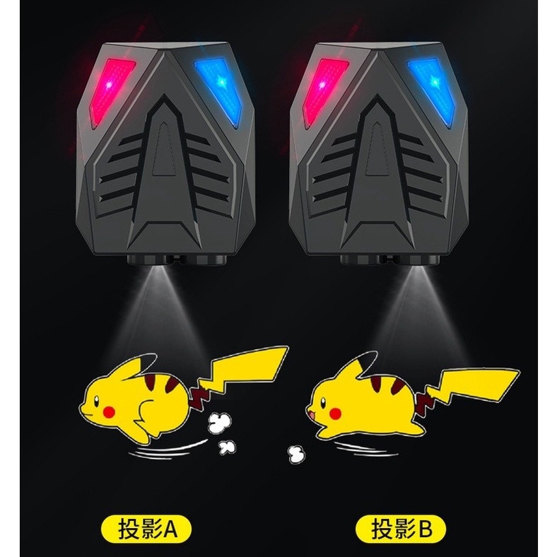 Upgrade Đèn LED chiếu laser không dây phong cách hoạt hình chuyển động cho cửa ô tô