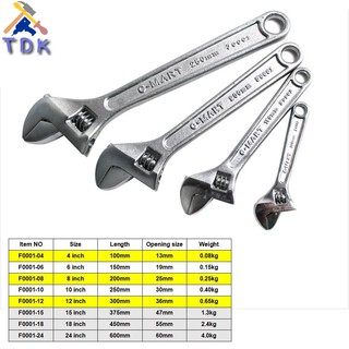 Mỏ lết 450mm/18" Cao cấp Cmart