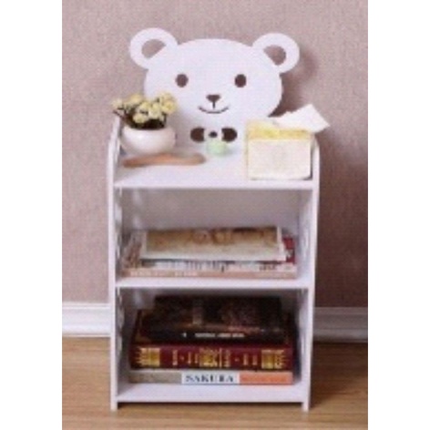 Tủ kệ đầu giường trang trí nhà chất liệu gỗ PVC mầu trắng sang trọng lịch thiệp