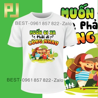 Áo thun nhóm rẻ đẹp giá gốc tận xưởng in theo yêu cầu