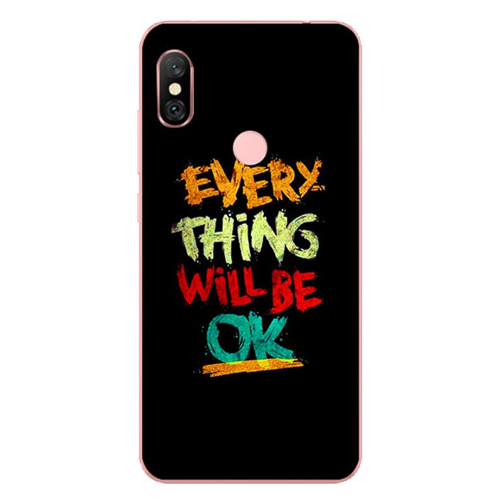 Ốp lưng dành cho điện thoại Xiaomi Redmi Note 6/Redmi Note 6 Pro - Everything Will Be Ok (hàng đẹp)