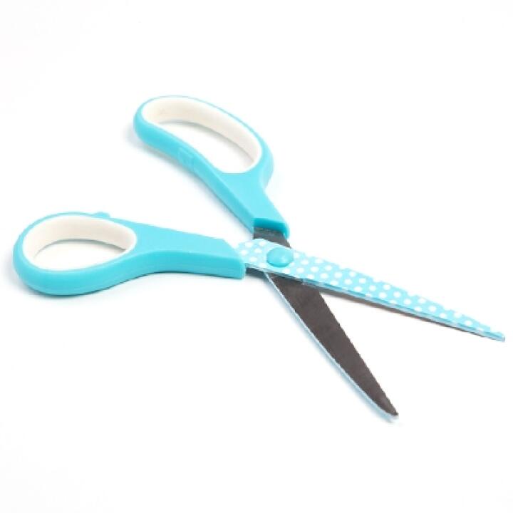 Kéo Cắt Giấy ARTBOX Hàn Quốc Chấm Bi Màu Bạc Hà Dễ Thương