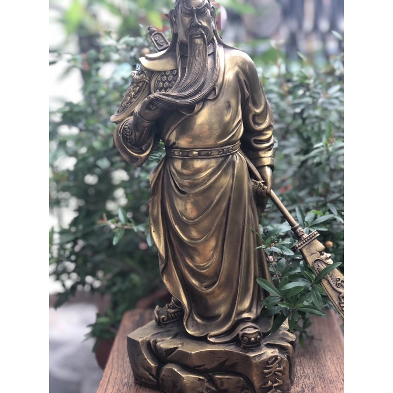 Tượng Quan Công Siêu Đẹp Bằng Đồng