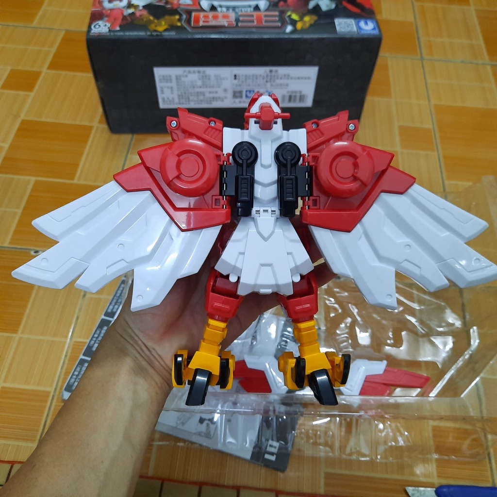 Mô hình miniforce mùa 4 Robot chiến Binh Thú đại bàng Hawk và siêu nhân Sammy đồ chơi trẻ em