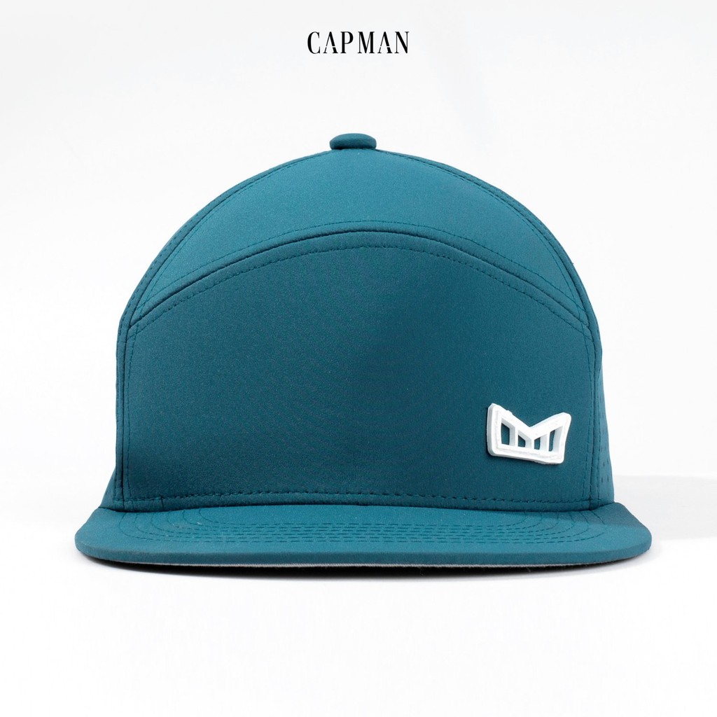 Mũ lưỡi trai CAPMAN chính hãng full box, nón kết nam snapback vải dù CM63 màu xanh cổ vịt