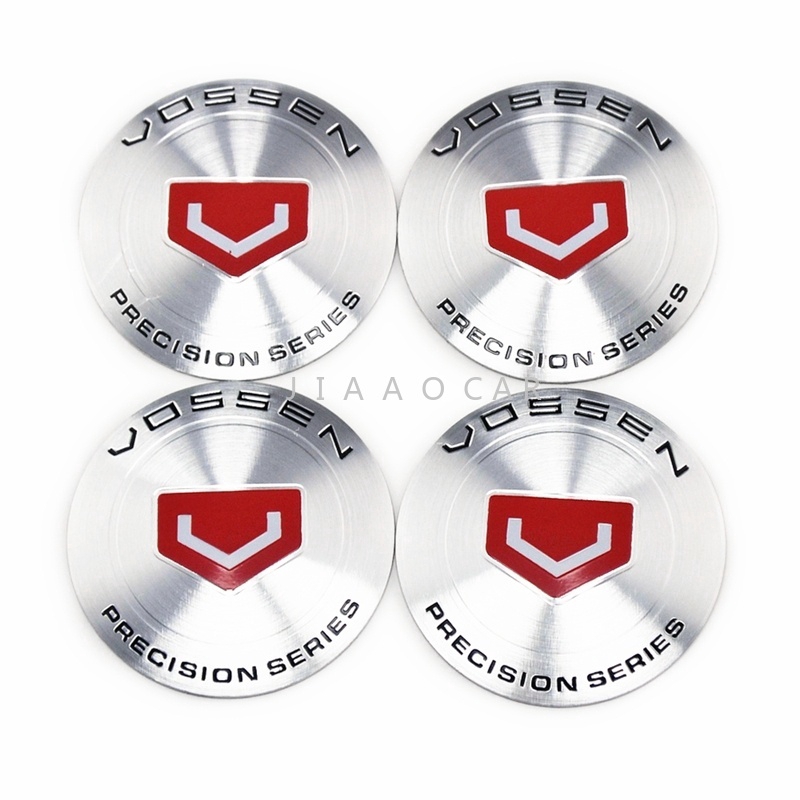 Set 4 miếng huy hiệu logo Vossen 56mm 60mm 65mm cho tâm bánh xe ô tô Audi BMW Toyota Honda Ford