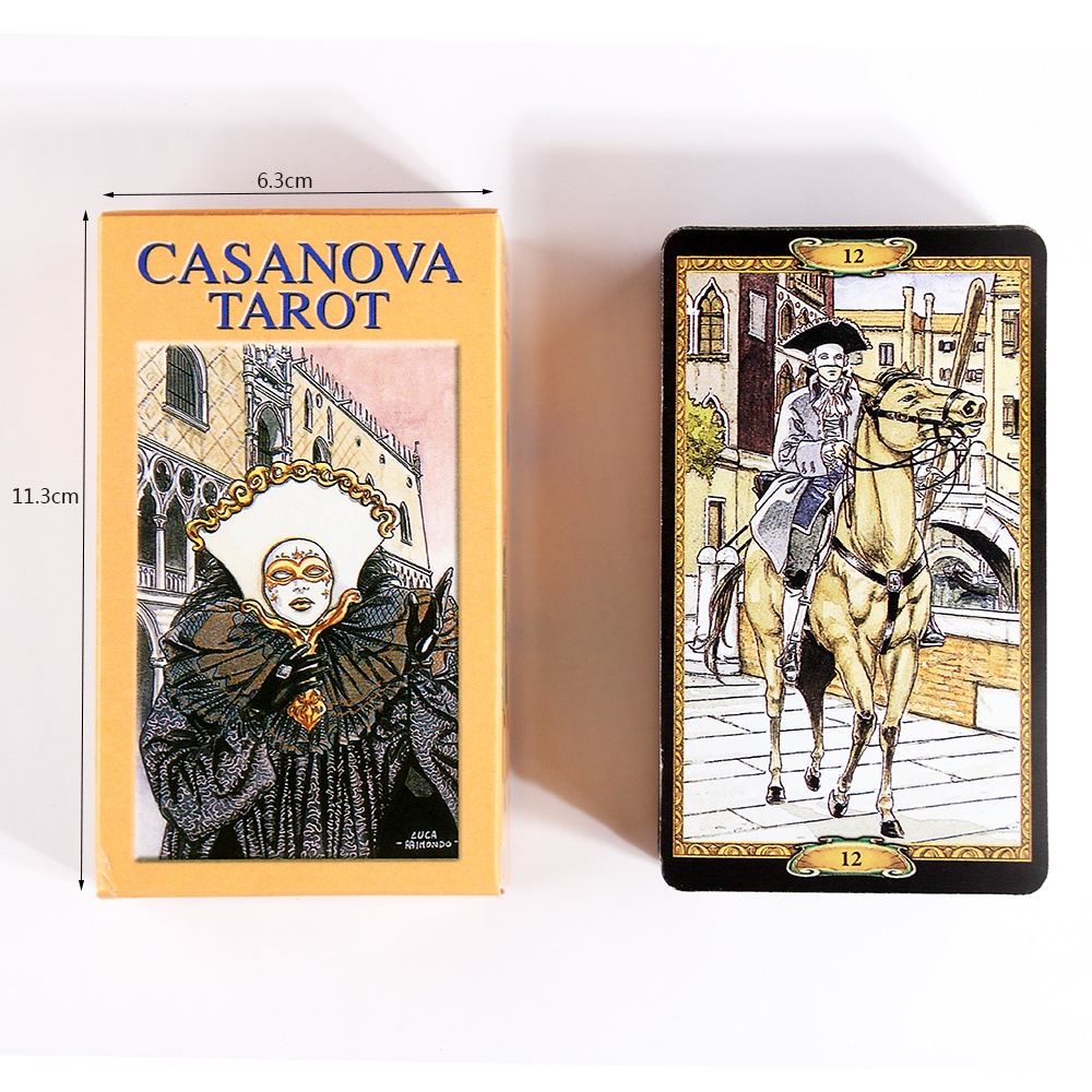 Bộ thẻ bài tarot Casanova chất lượng cao tiện lợi