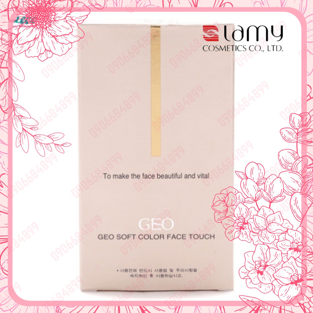 PHẤN MÁ ⭐ GEO SEMPRE SOFT COLOR FACE TOUCH ⭐