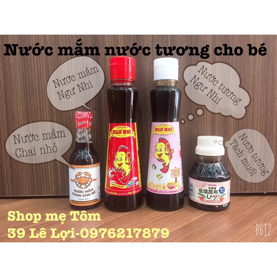 Nước tương-Nước mắm cho bé.