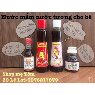 Nước tương-Nước mắm cho bé.