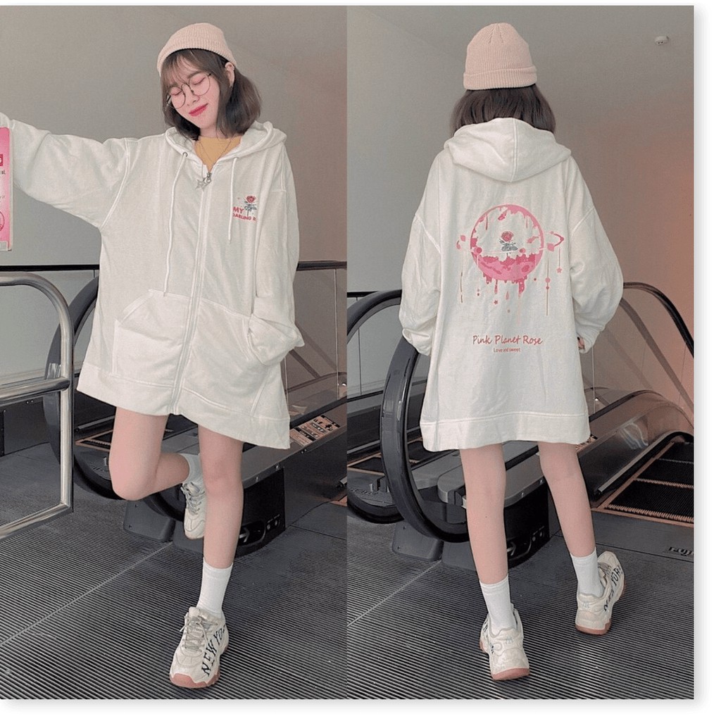 ÁO KHOÁC HOODIES DÂY KÉO NỮ XINH XẮN,CHẤT KIỆU VÃI THOÁNG MÁT CHO MÙA HÈ KHÁNH AN FASHION