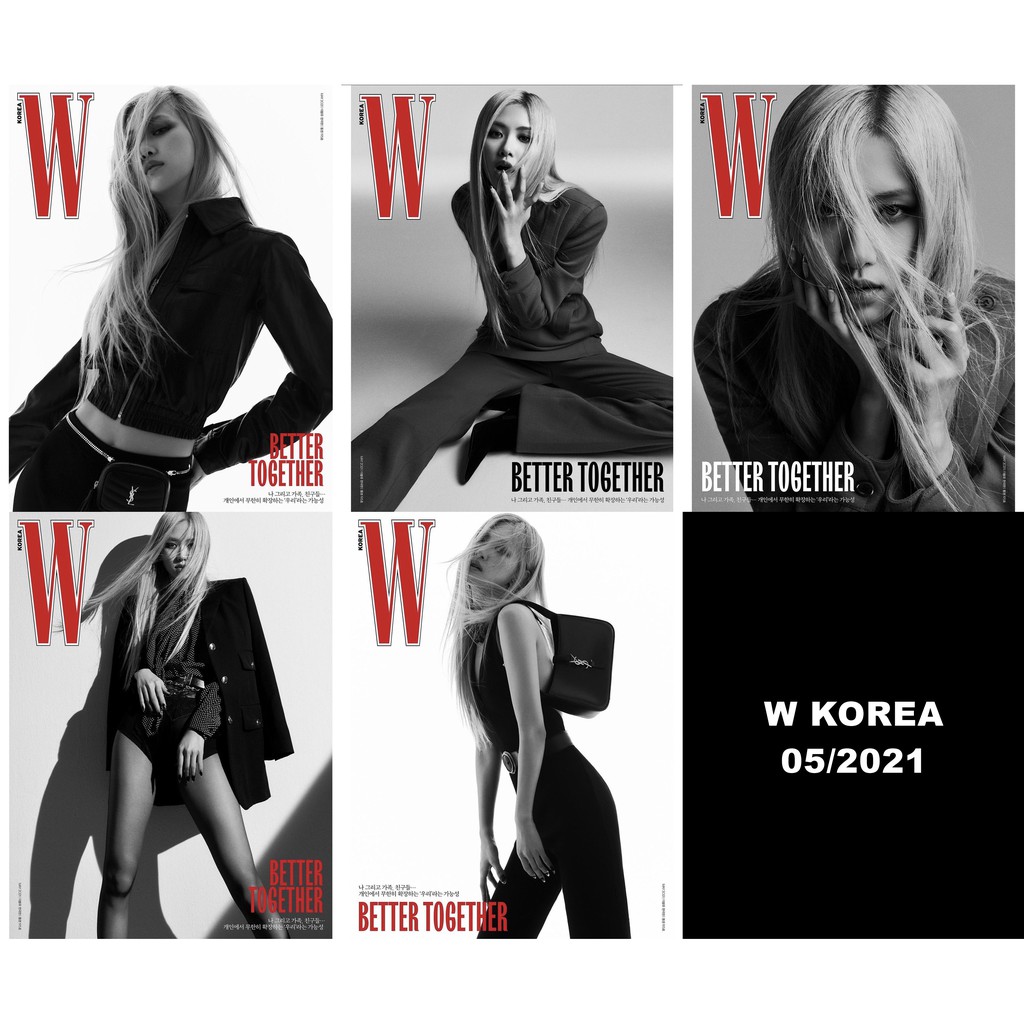 Bộ sưu tập tranh ảnh cover BLACKPINK ROSÉ W Korea 05/2021