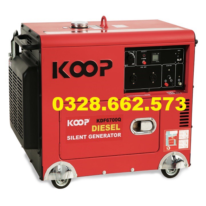 Máy Phát Điện Chạy Dầu 5Kw Koop KDF6700Q