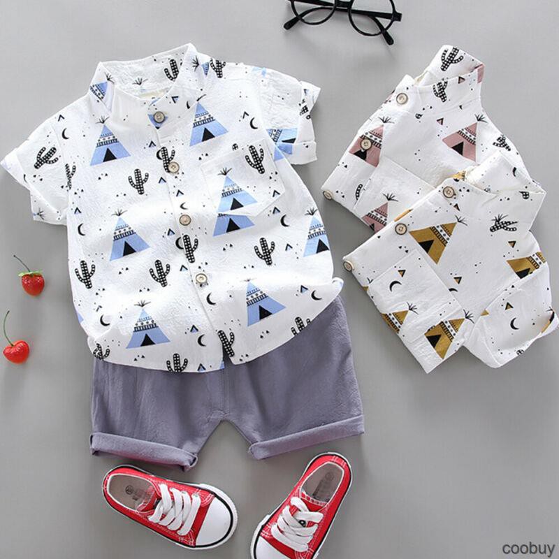 Set Đồ 2 Món Thời Trang Cho Bé Trai Từ 0-4 Tuổi