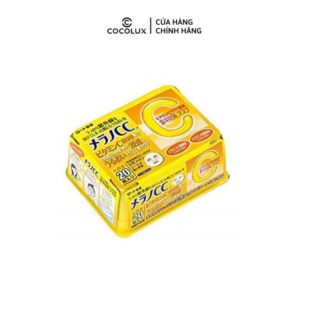 Mặt nạ Rohto Melano CC Whitening [COCOLUX]