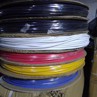 Nguyên cuộn màu đen Ống gen co nhiệt 200 mét phi 4 mm. Màu đen.
