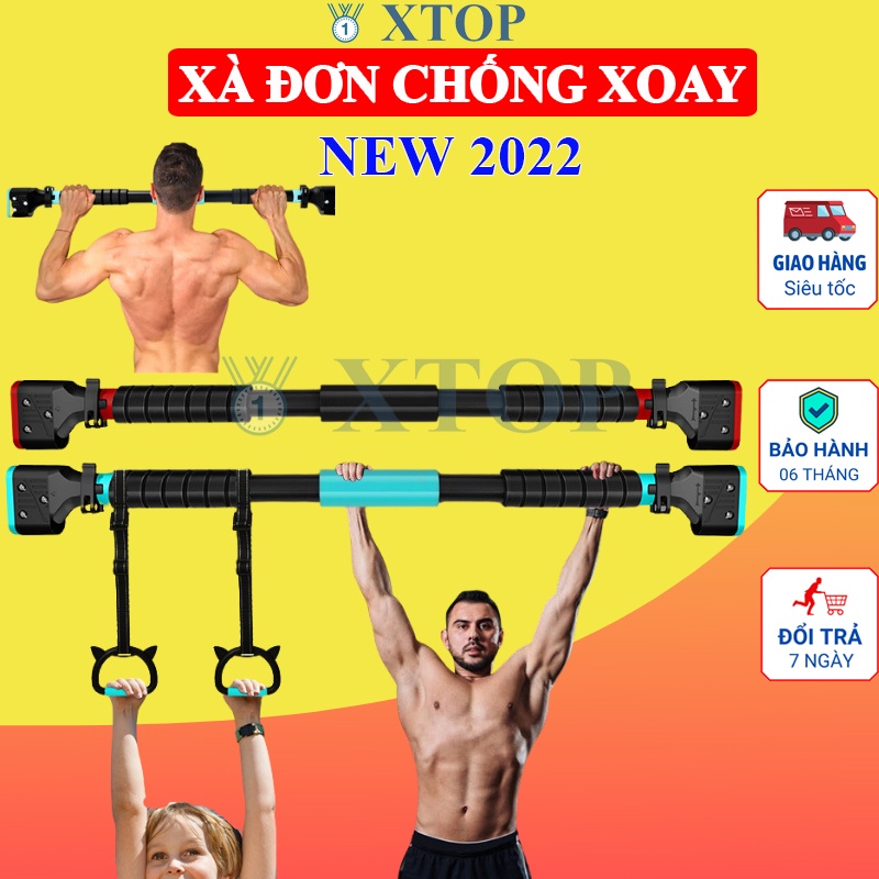 Xà đơn gắn cửa tiện lợi, Xà đơn treo tường đa năng tùy chỉnh kích cỡ 60-130cm XD68