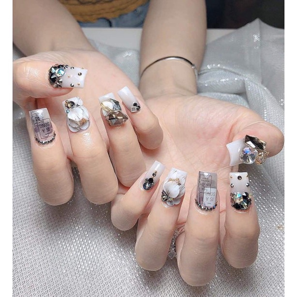 Móng úp HSM các fom: thang , vuông , nhọn