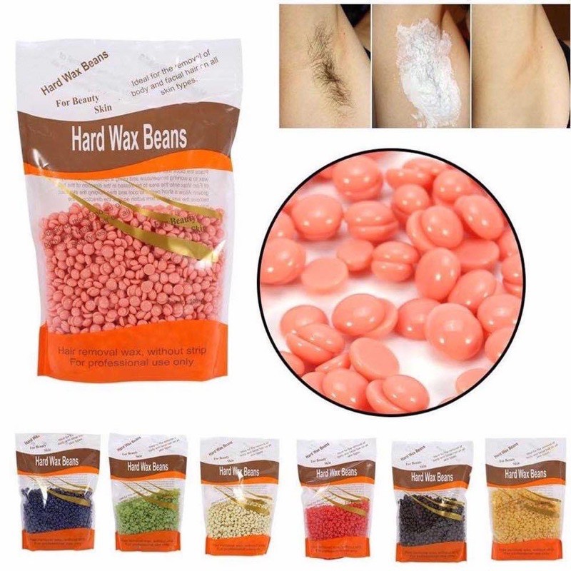 wax lông nóng dạng hạt hard wax beans ( 1 gói 300g)