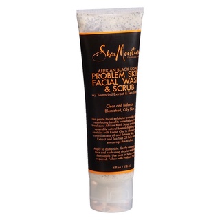 Sữa rửa mặt Shea Moisture Black soap facial wash & Scrub