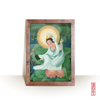 Quán Thế Âm Bồ Tát cầm tịnh bình