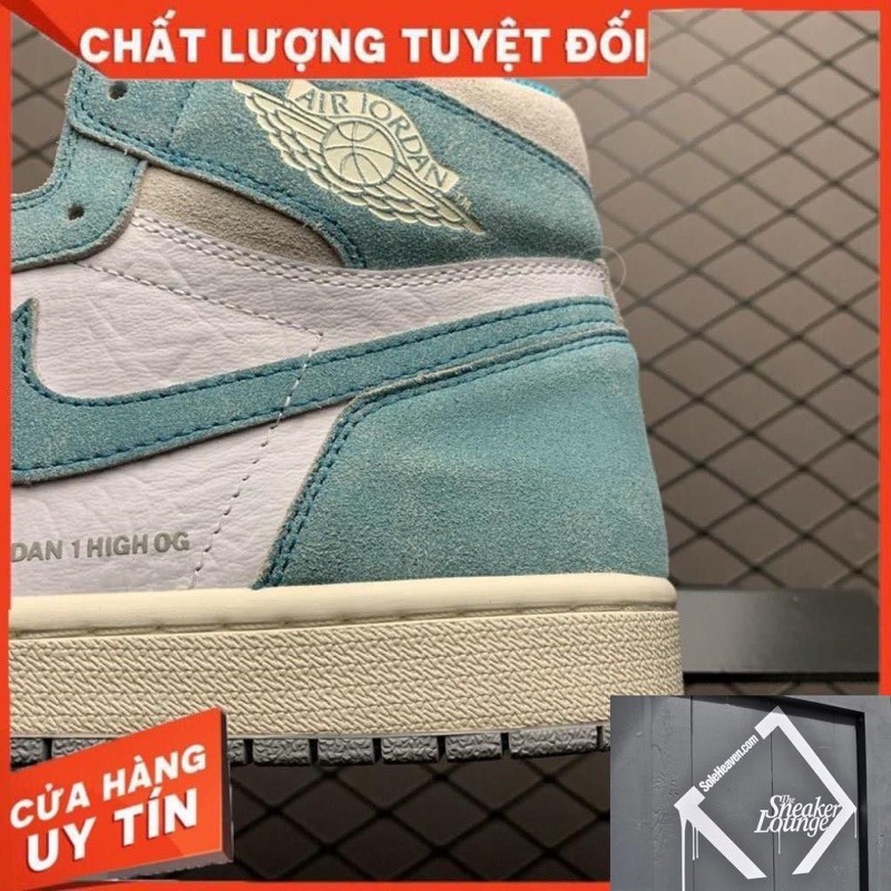 [MIỄN PHÍ SHIP] Giầy Thể Thao AIR JORDAN 1 Xanh Ngọc da lộn Hight Turbo nam nữ | BigBuy360 - bigbuy360.vn