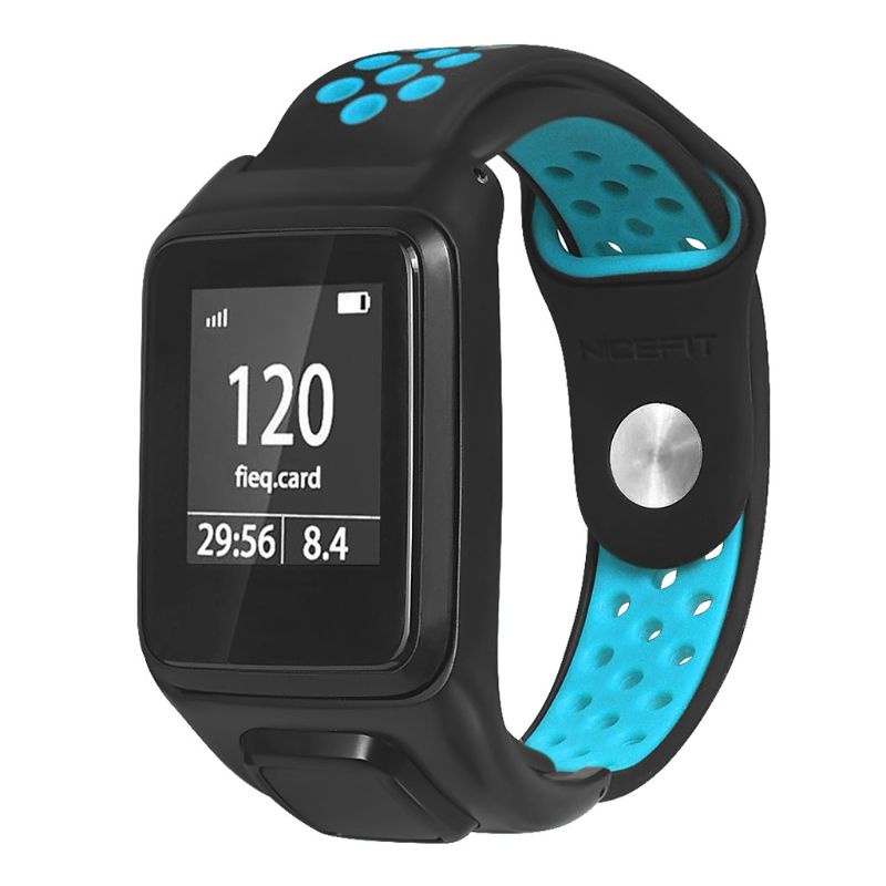 Dây Đeo Thay Thế Bằng Silicone Thoáng Khí Cho Đồng Hồ Tomtom Runner 3/Adventurer/Golfer 2/Runner 2 Cardio/Spark 3 | BigBuy360 - bigbuy360.vn