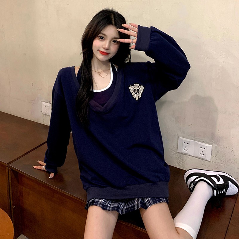 Set bộ áo khoác nữ tay dài và áo không tay thời trang cá tính quyến rũ cho nữ - Kim Dung Fashion Store