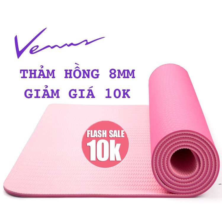 [FREESHIP❤️] THẢM TẬP YOGA CAO CẤP DÀY 8MM