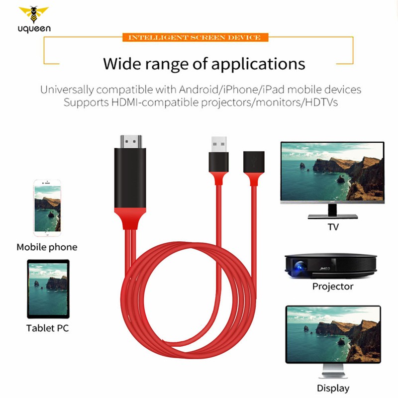 Dây cáp chuyển đổi cổng USB sang cổng HDMI cho Apple Android Type C