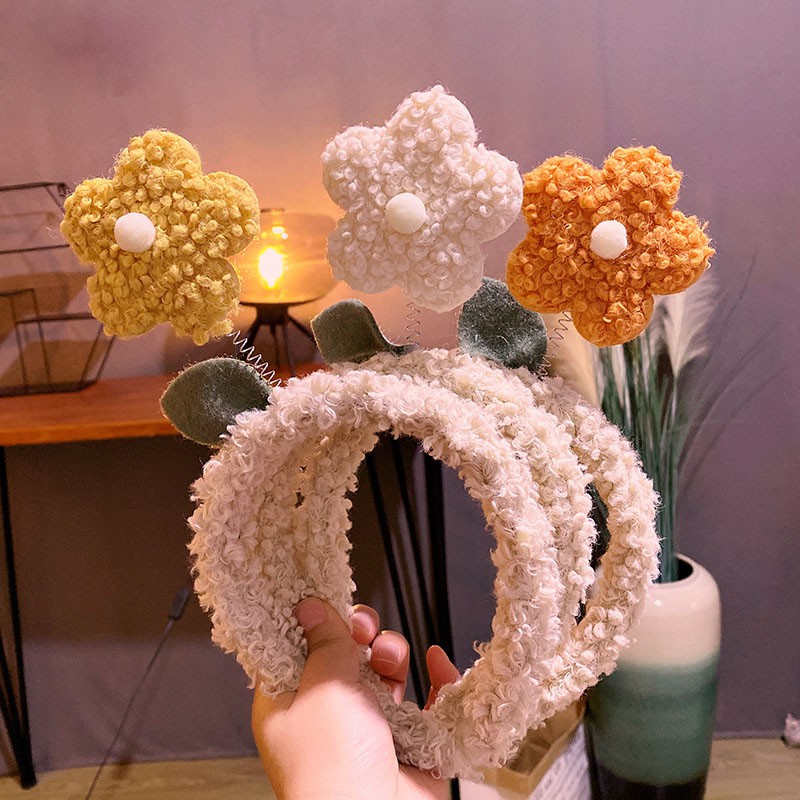 Băng Đô Cài Tóc Đính Hoa Dễ Thương