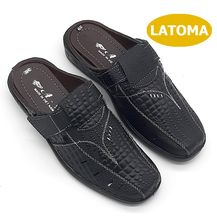 Giày sục lười nam bít mũi kiểu dáng hiện đại lịch lãm thời trang cao cấp Latoma TA6601 (Nhiều màu)