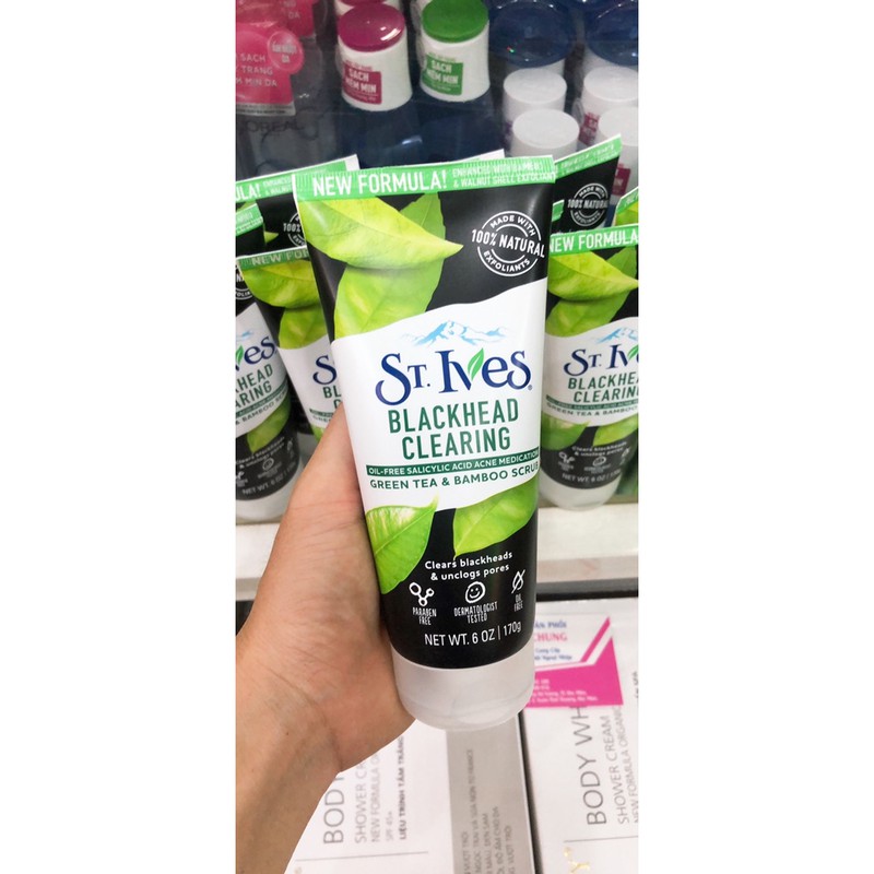 SỮA RỬA MẶT TẨY TẾ BÀO CHẾT TRÀ XANH ST.Ives