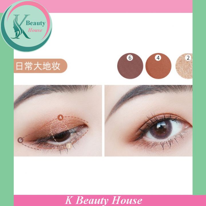 [Mã Giảm] Bảng Phấn Mắt GASSDINER 7 Sắc Màu Trang Điểm Mắt | BigBuy360 - bigbuy360.vn