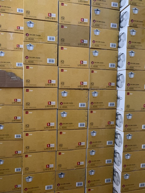 Nồi inox 3 đáy nắp kính FiveStar 20cm N203DG