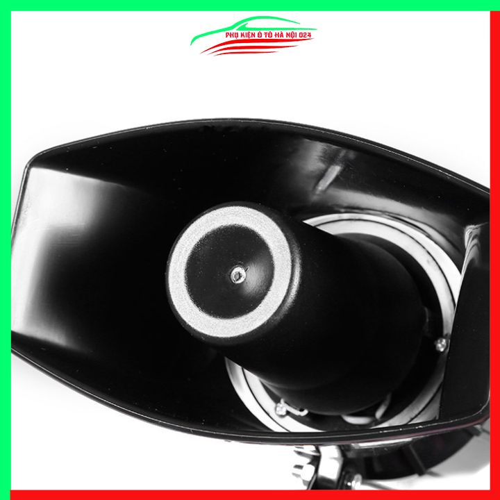 Còi hú cảnh sát kèn báo động 5 tiếng 12V dùng cho xe ưu tiên công suất lớn 100W